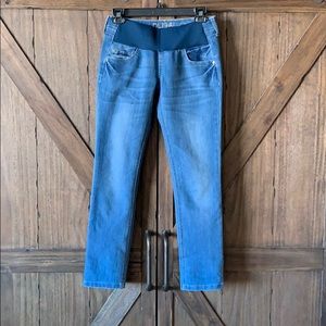 DL1961 maternity cropped jeans